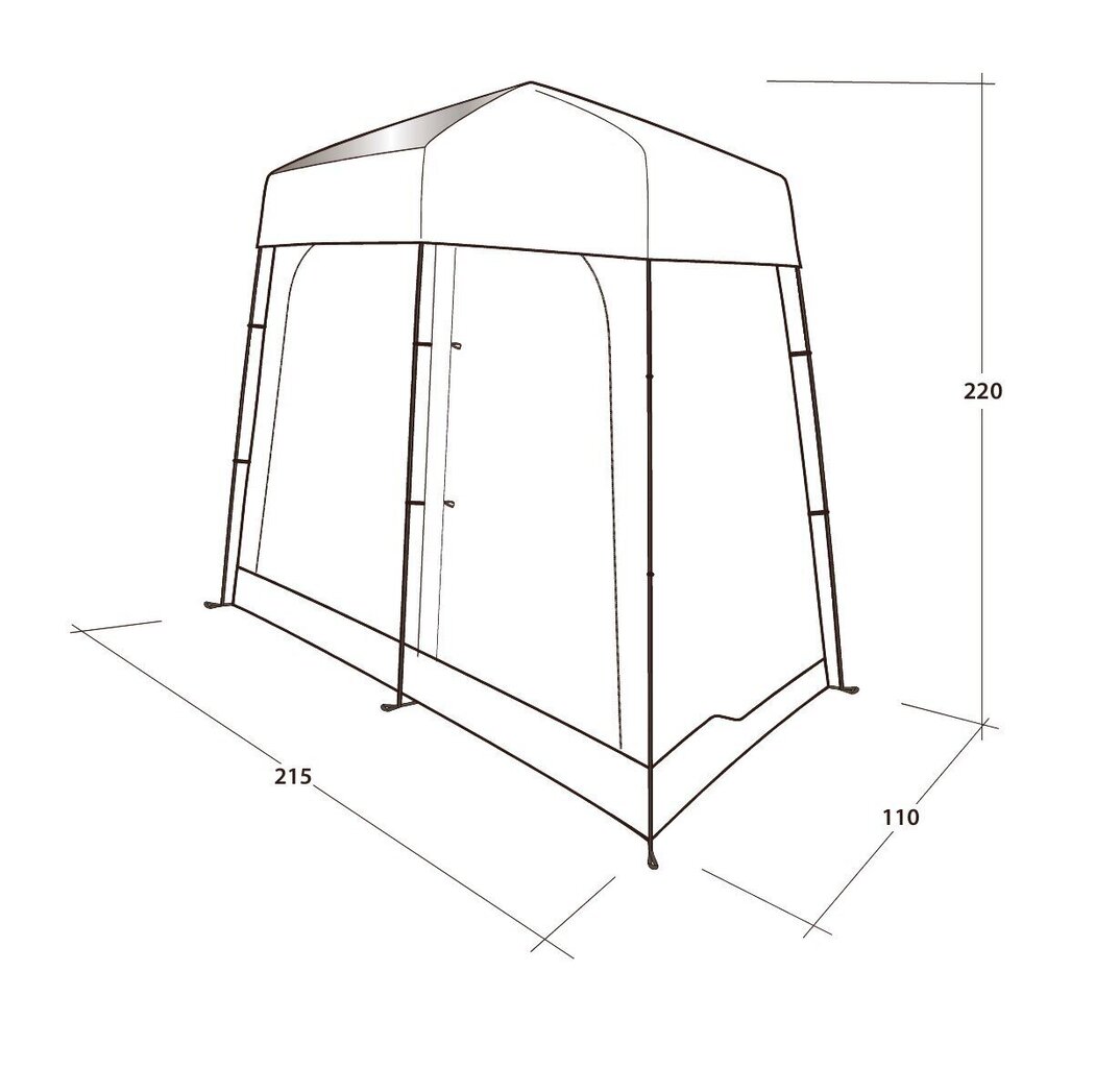 Dušitelk Outwell Outwell Seahaven Double, hall цена и информация | Telgid | kaup24.ee