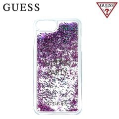 GUESS GUHCP7GLUQPU Liquid Glitter Hard plastic back cover case Apple iPhone 6 / 6S / 7 4.7inch Violet hind ja info | Telefoni kaaned, ümbrised | kaup24.ee