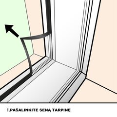 PVC akende ja uste tihend polüuretaanvahu baasil Q-LON + Freza, 25 m Valge hind ja info | Katuseaknad | kaup24.ee