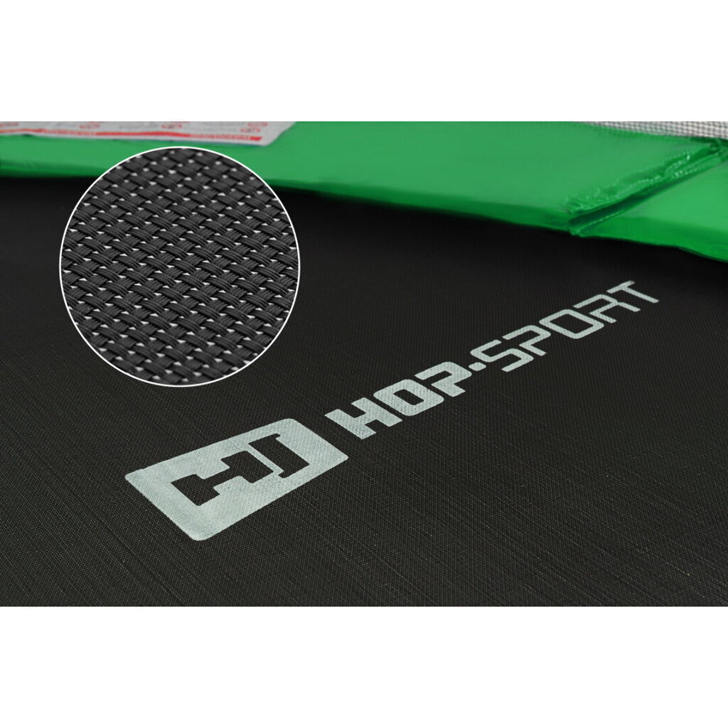 Batuut HopSport HS-T12I diameetriga 366 cm, sisemine võrk, must/roheline цена и информация | Batuudid ja batuudi varuosad | kaup24.ee