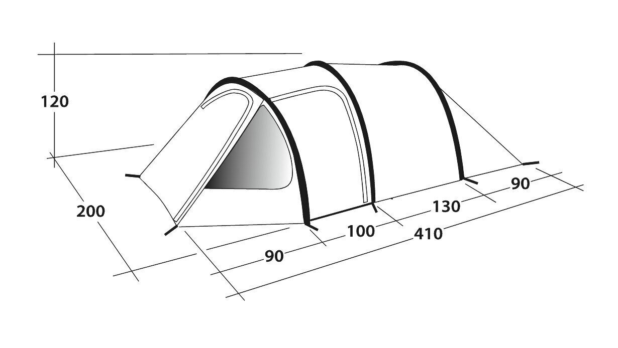 Telk Outwell Earth 3, sinine цена и информация | Telgid | kaup24.ee