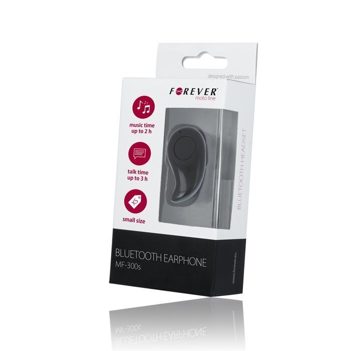 Forever MF-300s Ultra Light and Comfort Fit Bluetooth 4.1 Mono Headset with Multi-Point Black hind ja info | Käed-vabad seadmed | kaup24.ee