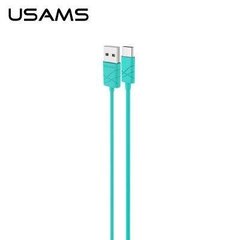 Usams US-SJ042 U-Gee Pro PVC Универсальный Lightning на USB 1m Кабель Данных и Быстрого 2A Заряда Зеленый цена и информация | Кабели для телефонов | kaup24.ee