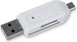 Устройство чтения карт MicroSD и SD Forever через microUSB / USB цена и информация | Адаптер Aten Video Splitter 2 port 450MHz | kaup24.ee