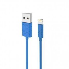 Usams US-SJ042 U-Gee Pro PVC Универсальный Lightning на USB 1m Кабель Данных и Быстрого 2A Заряда Синий цена и информация | Кабели для телефонов | kaup24.ee