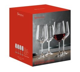 Spiegelau punase veini klaasid Lifestyle 4tk hind ja info | Klaasid, tassid ja kannud | kaup24.ee