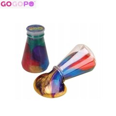 GoGoPo Lab GOO Rainbow color Slime in plastic Flask for kids 3+ years hind ja info | Kunstitarbed, voolimise tarvikud | kaup24.ee