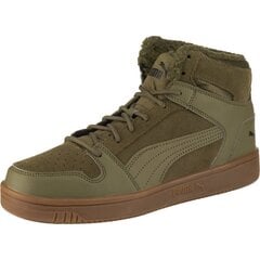 Meeste vabaajajalatsid Puma Rebound LayUp SD Fur Burnt Oli 36983103, khaki цена и информация | Кроссовки для мужчин | kaup24.ee