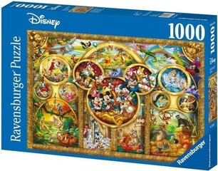 Пазл из лучших тем Диснея Ravensburger, 1000 д. цена и информация | Пазлы | kaup24.ee