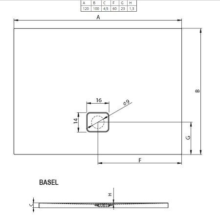 Dušialus RIHO Basel hind ja info | Dušialused | kaup24.ee