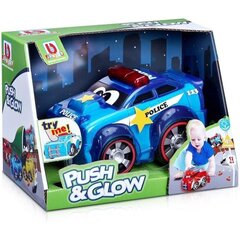 BB JUNIOR Push & Glow politseiauto цена и информация | Игрушки для мальчиков | kaup24.ee