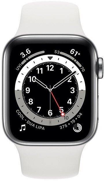 Nutikell Apple Watch Series 6 (40mm) GPS + LTE : hõbedane цена и информация | Nutikellad (smartwatch) | kaup24.ee