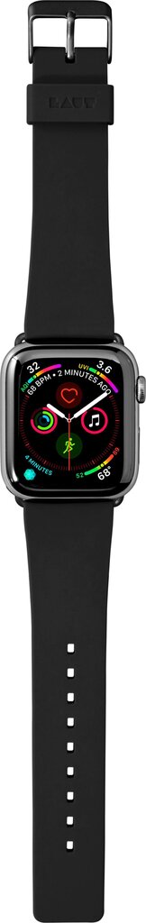 Vahetusrihm Apple Watch 42mm Laut Active Onyx : LAUT_AWL_AC_BK цена и информация | Nutikellade ja nutivõrude tarvikud | kaup24.ee