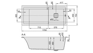 Vann Sanplast Space Line WPsp/SPACE цена и информация | Ванны | kaup24.ee