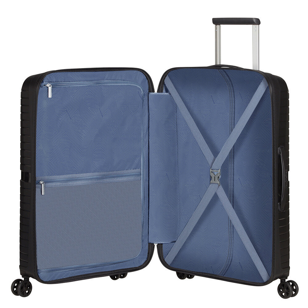 American Tourister keskmine reisikohver Airconic-Spinner 67/24, must hind ja info | Kohvrid, reisikotid | kaup24.ee