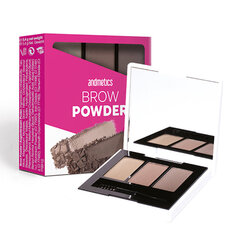 Andmetics Brow Powder kulmupuudri trio цена и информация | Пудры, базы под макияж | kaup24.ee