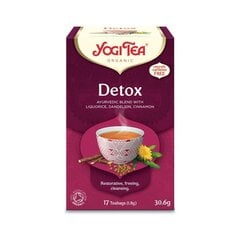 Ökoloogiline tee Yogi Tea Detox 17 pakki, 36,6 g hind ja info | Tee | kaup24.ee