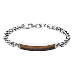 Fossil Dive Tigers Eye meeste käeehe - 18-19,5 cm 891102087 hind ja info | Meeste ehted | kaup24.ee