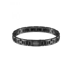 Мужские браслеты Hugo Boss METAL LINK ESSENTIALS Чёрный (Пересмотрено A) цена и информация | Мужские часы | kaup24.ee