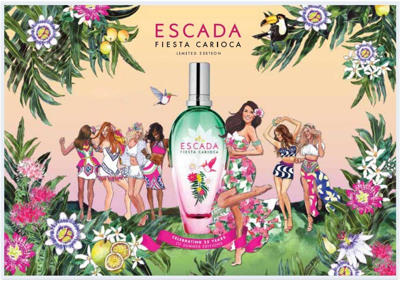 Tualettvesi Escada Fiesta Carioca EDT naistele 30 ml цена и информация | Naiste parfüümid | kaup24.ee