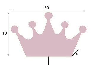 Globen Lighting laste seinavalgusti Crown hind ja info | Lastetoa valgustid | kaup24.ee