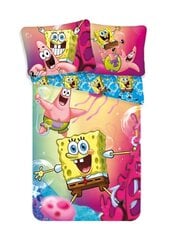 Voodipesukomplekt Sponge Bob, 140 x 200 cm + padjapüür 70 x 90 cm hind ja info | Beebide ja laste voodipesu | kaup24.ee