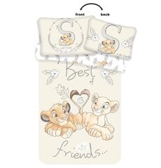 Jerry Fabrics детский комплект постельного белья Lion King Best Friends, 100x135, 2 части цена и информация | Детское постельное бельё | kaup24.ee