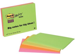 Suureformaadilised märkmelehed POST-IT Super sticky, 200x149 mm hind ja info | Kirjatarbed | kaup24.ee