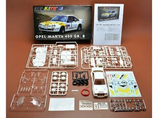 Сборная пластиковая модель Belkits - Opel Manta 400 [GG-CT 361] MOBIL, 1/24, BEL008 цена и информация | Конструкторы и кубики | kaup24.ee