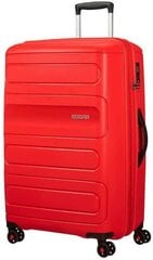 American Tourister большой чемодан Sunside Spinner 77 Exp, красный цена и информация | Чемоданы, дорожные сумки | kaup24.ee