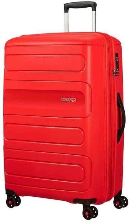 American Tourister suur reisikohver Sunside Spinner 77 Exp, punane hind ja info | Kohvrid, reisikotid | kaup24.ee