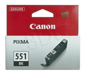 Tindikassett Canon CLI-551 BK цена и информация | Картриджи для струйных принтеров | kaup24.ee