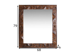 Зеркало Almirah, коричневое цена и информация | Подвесные зеркала | kaup24.ee