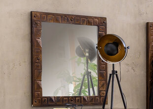 Зеркало Almirah, коричневое цена и информация | Подвесные зеркала | kaup24.ee