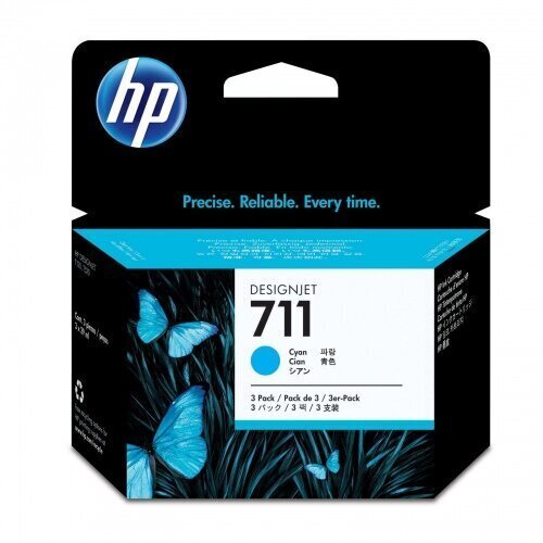 Tint HP CZ130A No711 Cyan 29ml Designjet T120/T520 hind ja info | Tindiprinteri kassetid | kaup24.ee