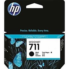 Картридж для принтера HP 711 LC (CZ129A), черный цена и информация | Картриджи для струйных принтеров | kaup24.ee