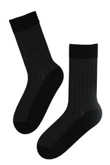 LUKE mustad ülikonnasokid meestele LUKE-40-45 цена и информация | Мужские носки | kaup24.ee