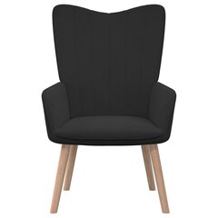 Poilsio kėdė, juoda цена и информация | Кресла в гостиную | kaup24.ee