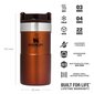 Termoskruus The NeverLeak Travel Mug, 0.25 l, pronksivärvi hind ja info | Termosed, termostassid | kaup24.ee