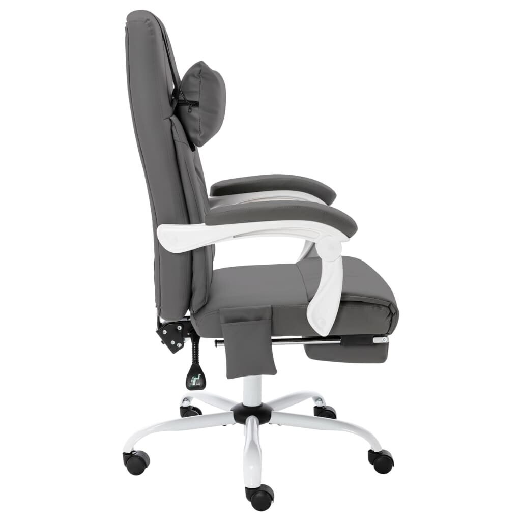 Masažinė biuro kėdė, pilka hind ja info | Kontoritoolid | kaup24.ee