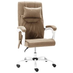 Masažinė biuro kėdė, ruda hind ja info | Kontoritoolid | kaup24.ee