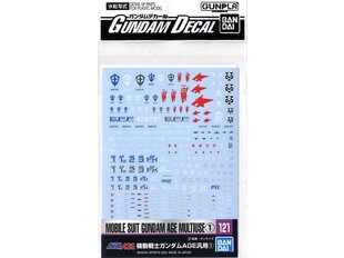 Bandai - Gundam Decal No.121 (HG) Mobile Suit Gundam AGE Series (1), 61985 цена и информация | Конструкторы и кубики | kaup24.ee