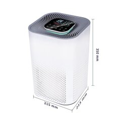 Система очистителя воздуха 3в1: УФ-дезинфекция HEPA-фильтр PM2.5 / Ионизатор воздуха / Функция ароматерапии цена и информация | Очиститель воздуха AirFree P80 | kaup24.ee