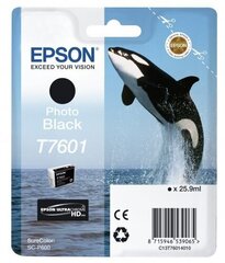 Epson T7601 Photo Black ink 26ml hind ja info | Tindiprinteri kassetid | kaup24.ee