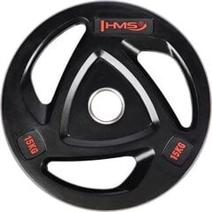 Kangiketas HMS Olimpic Plate TOX15 15 kg, 51 mm цена и информация | Гантели, гири, штанги | kaup24.ee