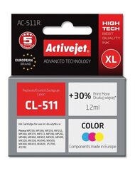 ActiveJet ink AC-511R Canon CL-511 Color цена и информация | Картриджи для струйных принтеров | kaup24.ee