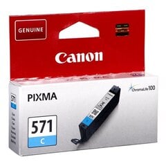 Картридж Canon CLI-571 CYAN 0386C001, голубой цена и информация | Картриджи для струйных принтеров | kaup24.ee