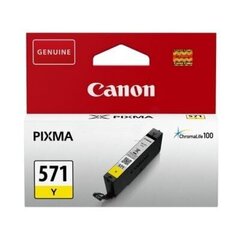 Картридж Canon CLI-571, желтый цена и информация | Картриджи для струйных принтеров | kaup24.ee
