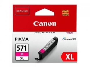 Картридж Canon CLI-571XL MAGENTA 0333C001, цвет пурпурный цена и информация | Картриджи для струйных принтеров | kaup24.ee