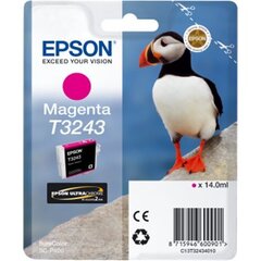 epson оригинальные чернила c13t32434010, пурпурные, 14 мл, epson surecolor sc-p400 цена и информация | Картриджи и тонеры | kaup24.ee